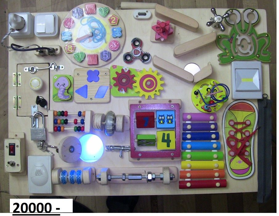 Бизиборд  доска развивающая