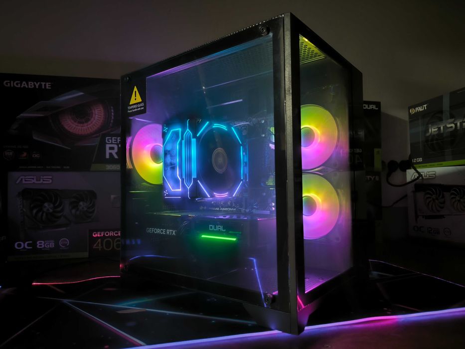 Мощный игровой ПК Ryzen 5 7600X + RTX 5060 Ti 8GB