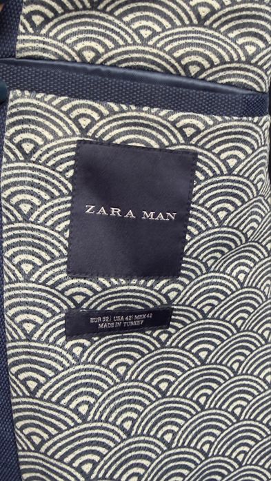 Costum Zara bleumarin marimea 52