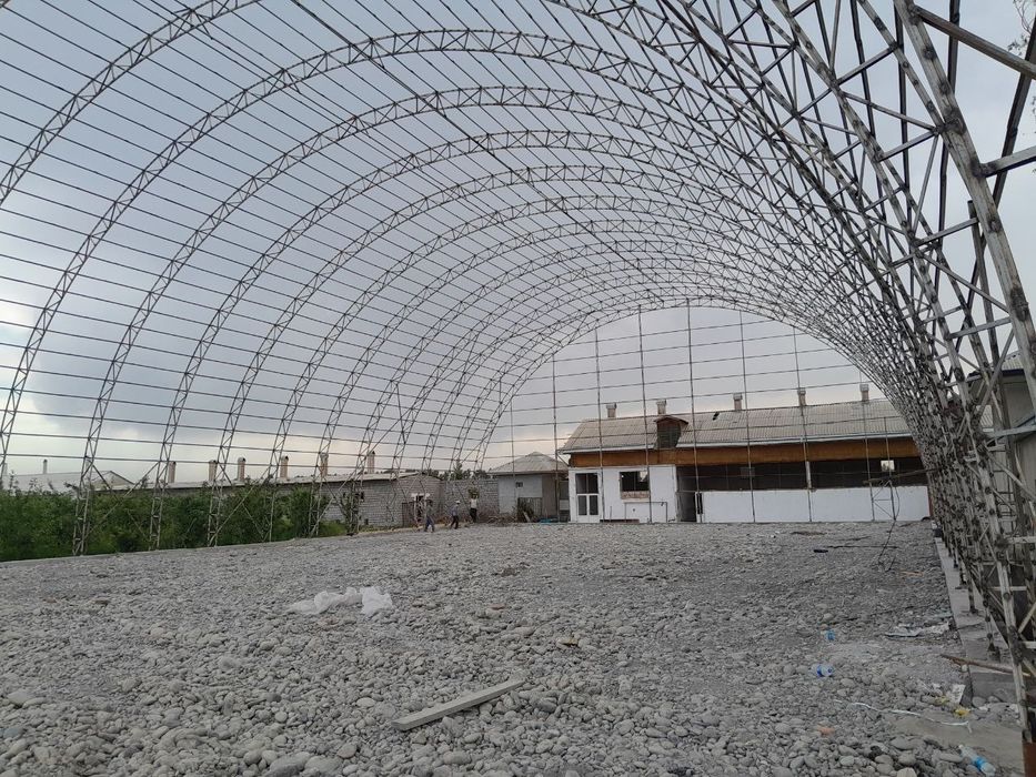 Контейнер профиллари ёки уголниклардан фермалар тайёрлаш ва урнатиш