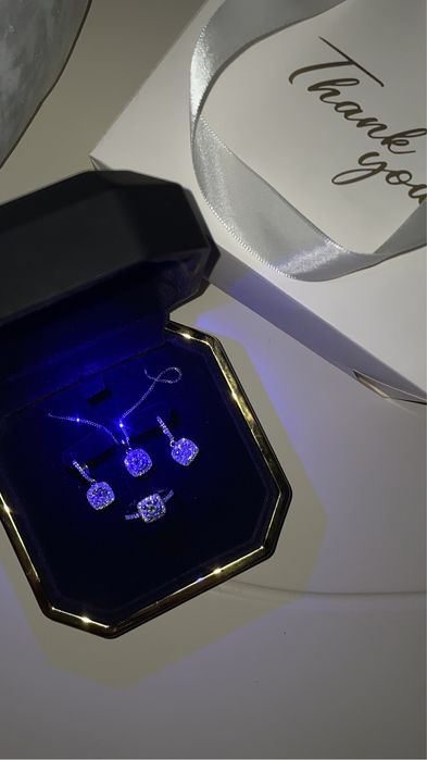 Комплект украшения серебро