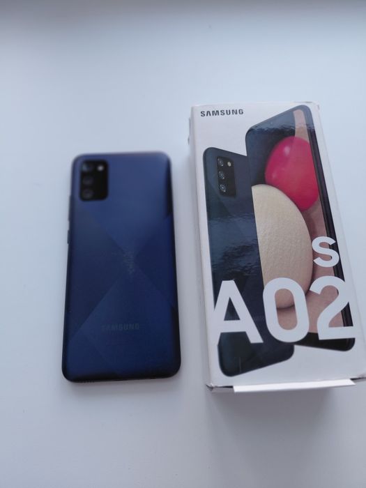 Смартфон Samsung Galaxy A02s, 32 ГБ, синий