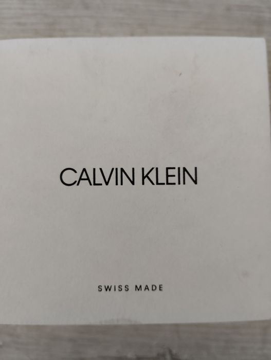 CALVIN KLEIN - Часовник с кожена каишка