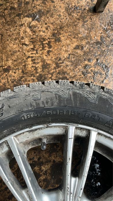 Диск с резиной зимняя шипованная