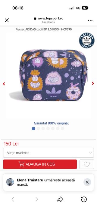 Rucsac adidas copii