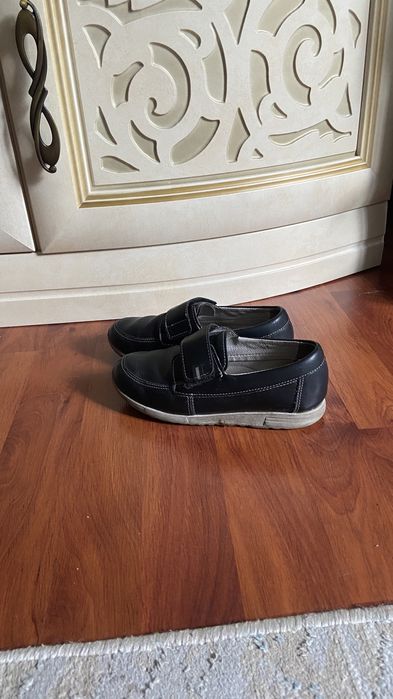 Школьная обувь кожаная