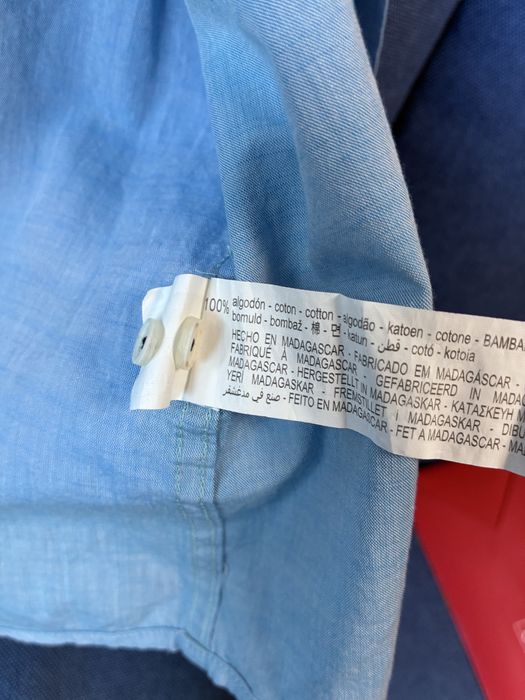 Синя риза Zara. L. Cotton