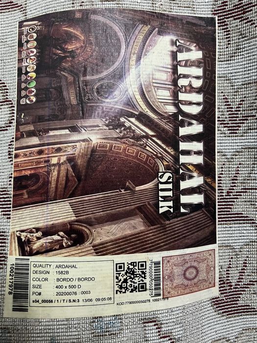 130 000тг Новый турецкий ковер Ardahal 400*500