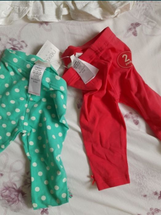 set haine fata fetita bebe next 3 6 luni colanti hanorac bluza