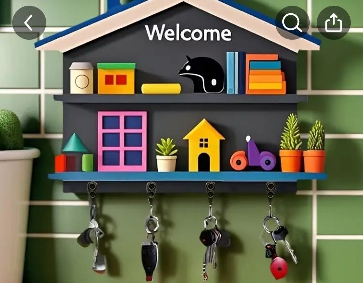 Черна къщичка, Картинен знак „Добре дошли у дома“