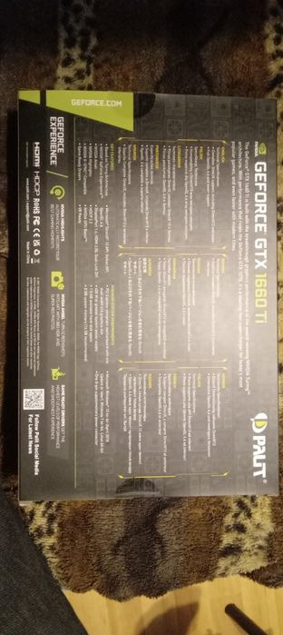 Видеокарта Palit 1660 ti