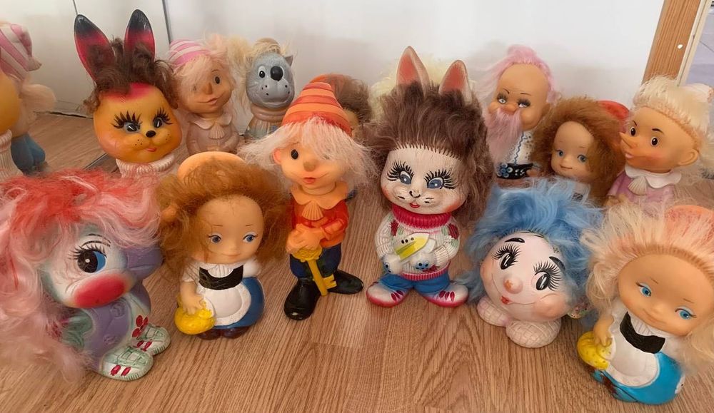 Гумени ретро играчки 70г.