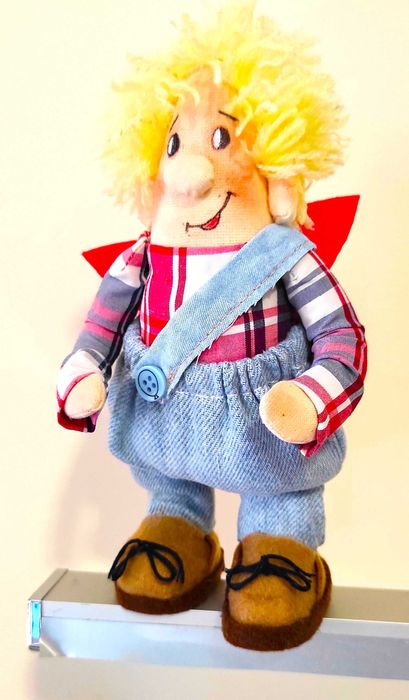 Кукла Карлсон. Фрекен Бок. Ръчно изработена.