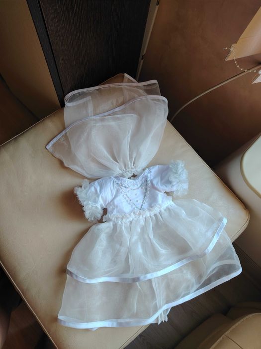 Сватбена рокля за кукла