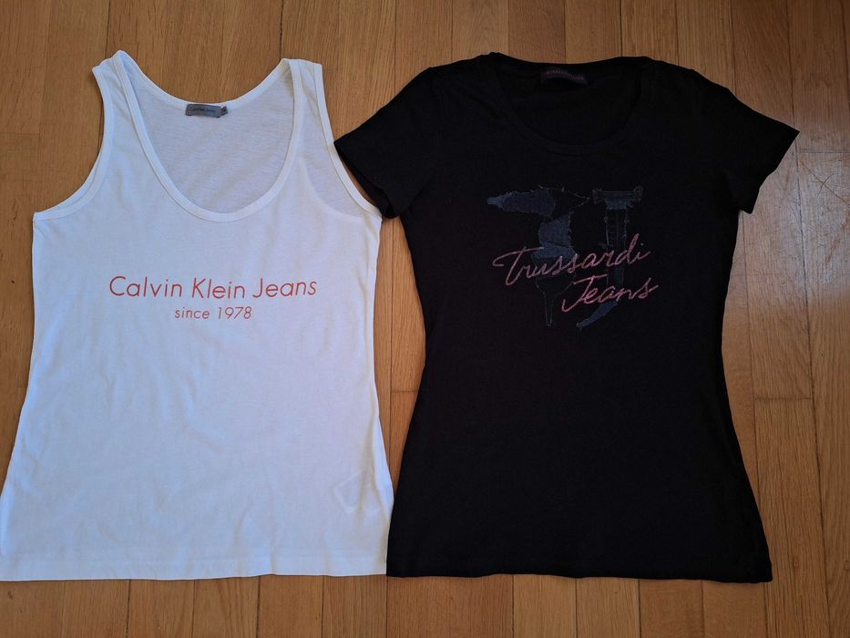 Дамска блуза Trussardi и потник Calvin Klein, размер М. Оригинални!
