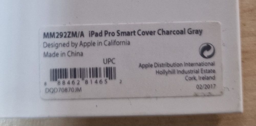 Smart cover original MM292ZM/A Apple pentru iPad PRO 9,7 Sigilat