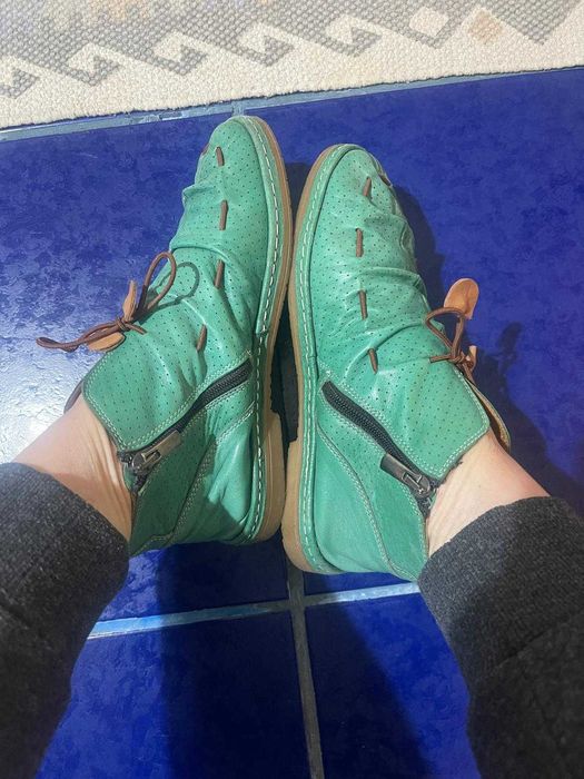 pantofi/ghetute vara piele model deosebit