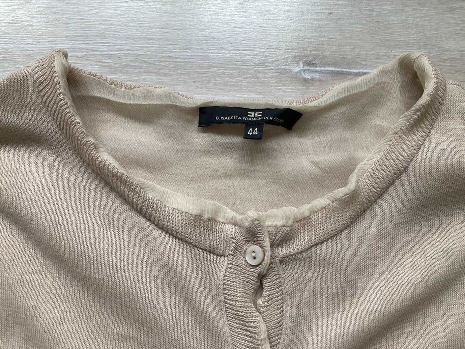 Elisabetta Franchi Per Celyna женска тънка блуза размер IT44 / S