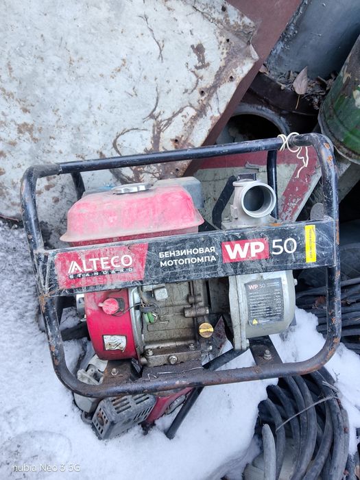 Продам мотопомпу Alteco WP50 (нерабочая)
