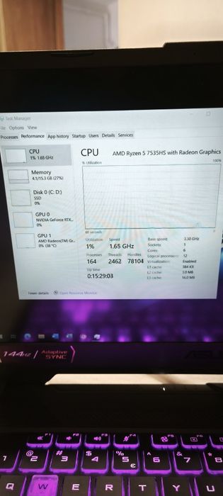 Laptop asus tuf gaming a15