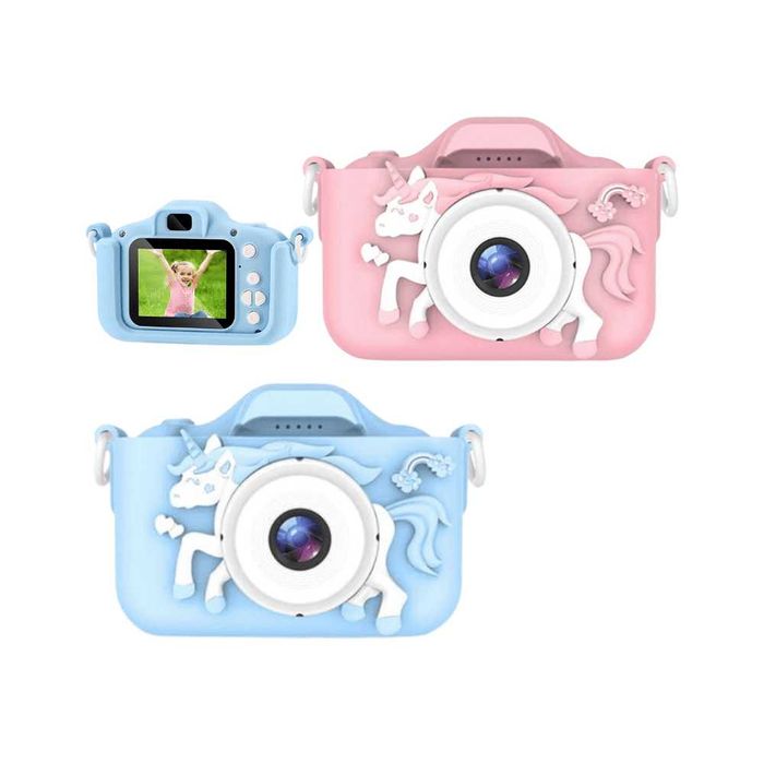 Детски фотоапарат STELS Unicorn, 40MP, 8X Zoom, Селфи детска камера, USB-C