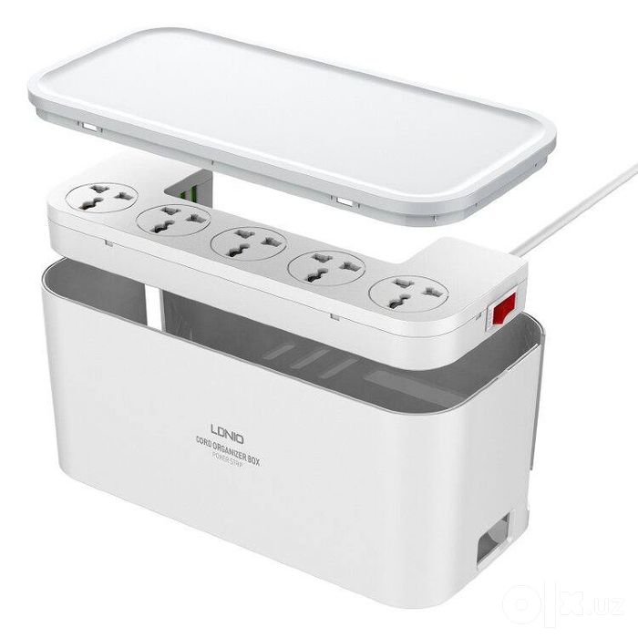 Удлинитель пилот power strip box в офис сетевой фильтр в ташкенте