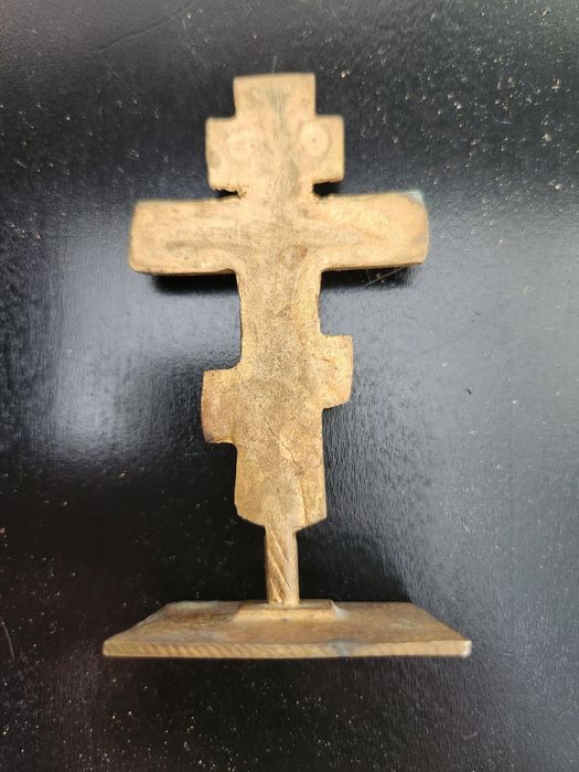 Винтидж  метален просфор