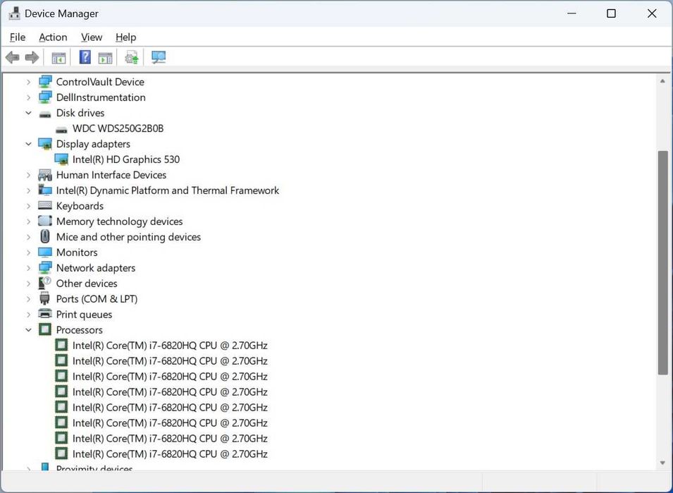 Мощен Лаптоп DELL Latitude E5470 i7-6820HQ/RAM16GB DDR4/SSD 250GB