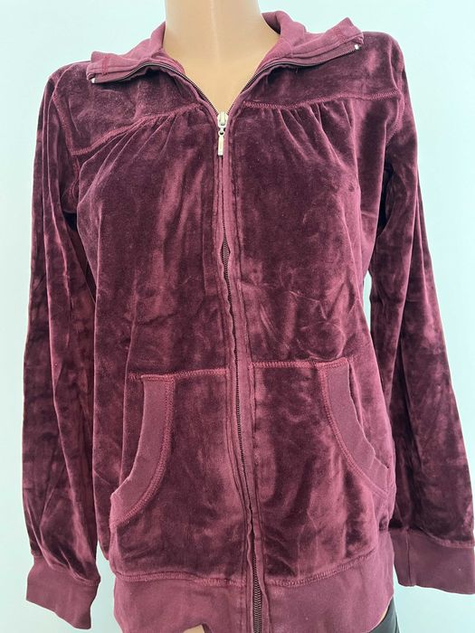 Hanorac damă Ellen Amber, catifea/velour, M, visiniu