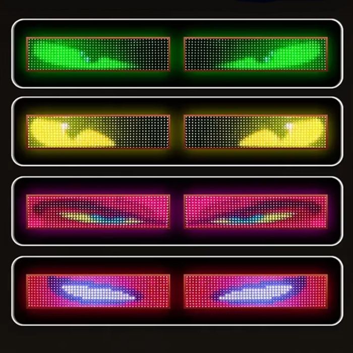 Лед ленти - Очи за предно стъкло 60см 2БР/К-Т