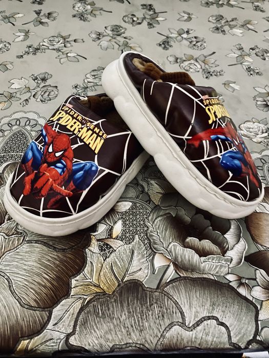 Кроксы-тапочки утеплёные. Детские. Разм.24-25. Для мальчиков.