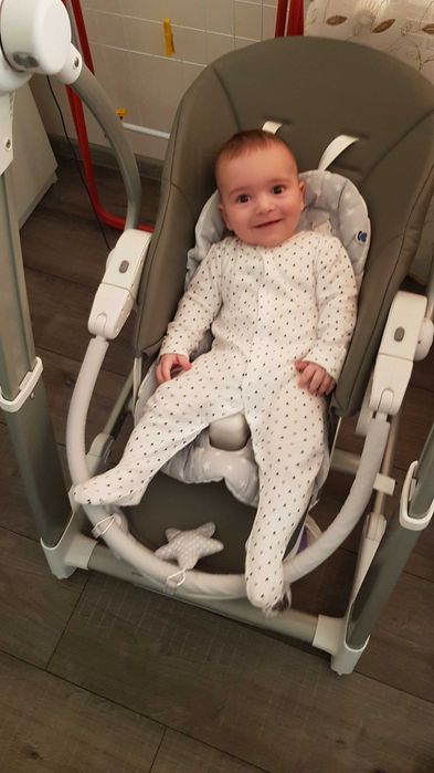 Бебешка люлка-столче за хранене Kikka boo-Prima Grey