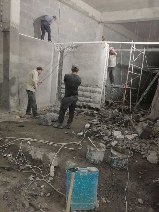 Перфоратор хизматлари. Демонтаж  Отбойник. Бетон бузиш Алмаз коронка