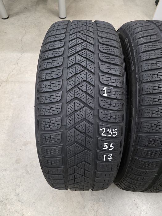 235/55/17 99H 4бр.PIRELLI WINTER Неразличими от НОВИ-RIM PROTECTOR