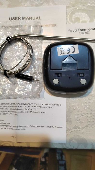 Термометр кухонный с щупом