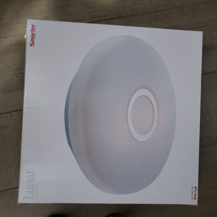 2 Plafoniere  moderne baie  crom, LUNAR Smarter 38 cm