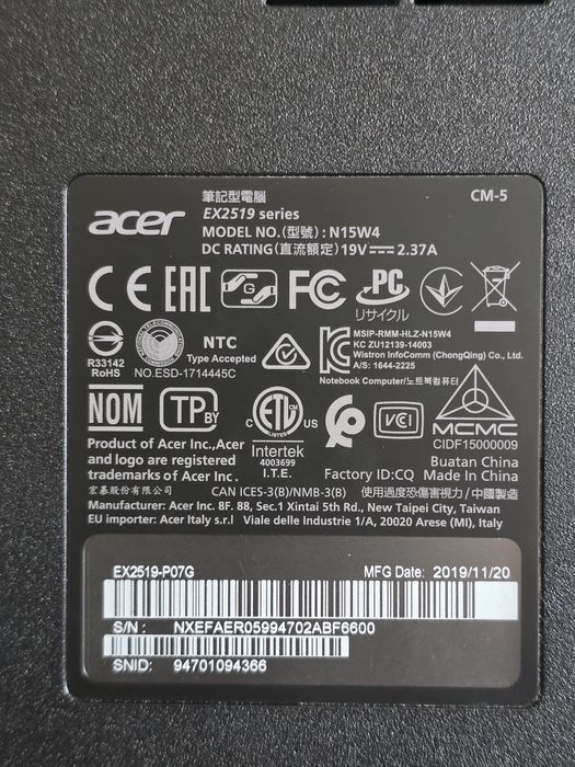 Ноутбук Acer в отличном состоянии