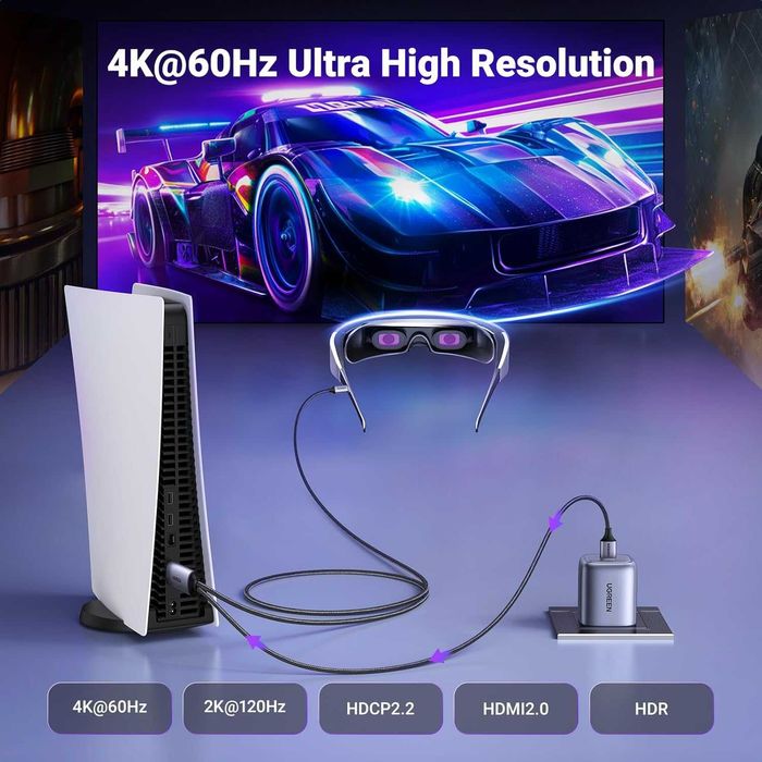 Новинка! Переходник кабель Ugreen USB HDMI to Type-C 4K60Hz