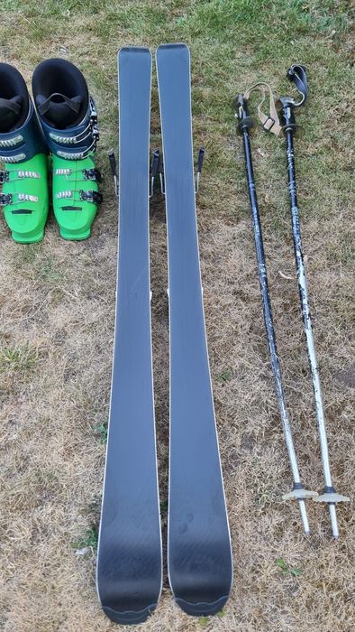 Детски ски  Salomon 130см , ски обувки Atomic 25.5