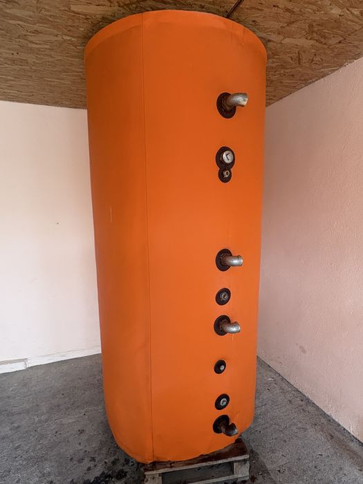 CENTRALA COMBUSTIBIL SOLID 45 kw + PUFER 1000 l FERILI