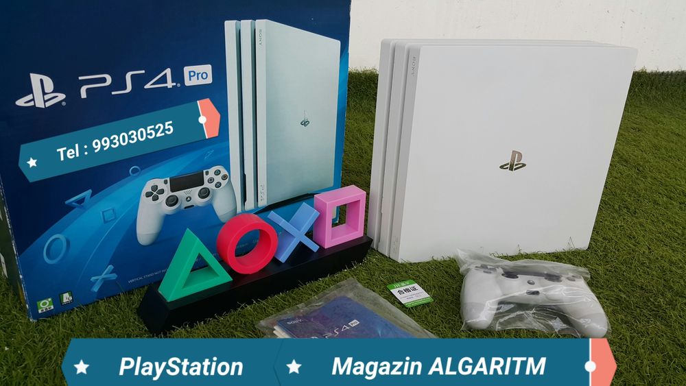 Playstation 4. PRO { 4K }. HDR. + Joystick + Games.