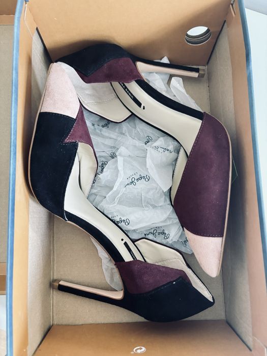 Дамски обувки Zara бордо