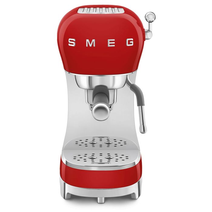 Рожковая эспрессо кофемашина SMEG ECF02RDEU Красная