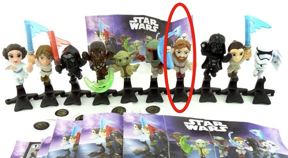 Чубакка и Рей с вкладышем