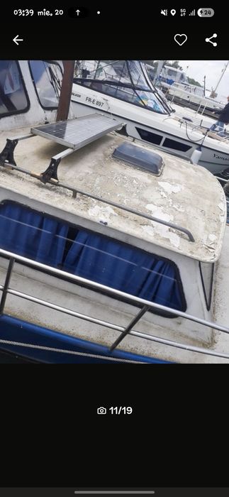 Barcă de oțel 9,50 m Van Balm Cruiser Mitsubishi 50 PS Bo...