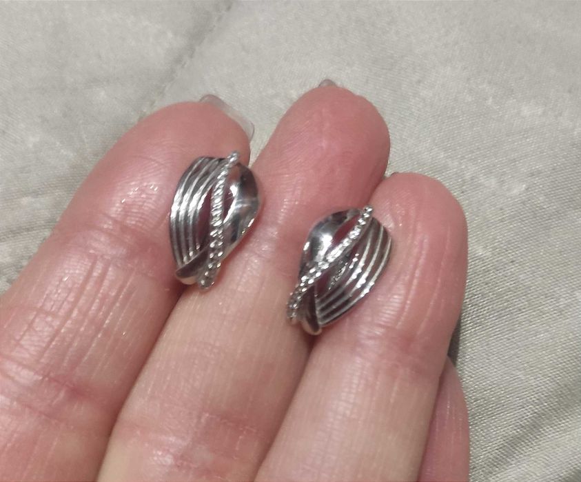 Серьги женские серебро