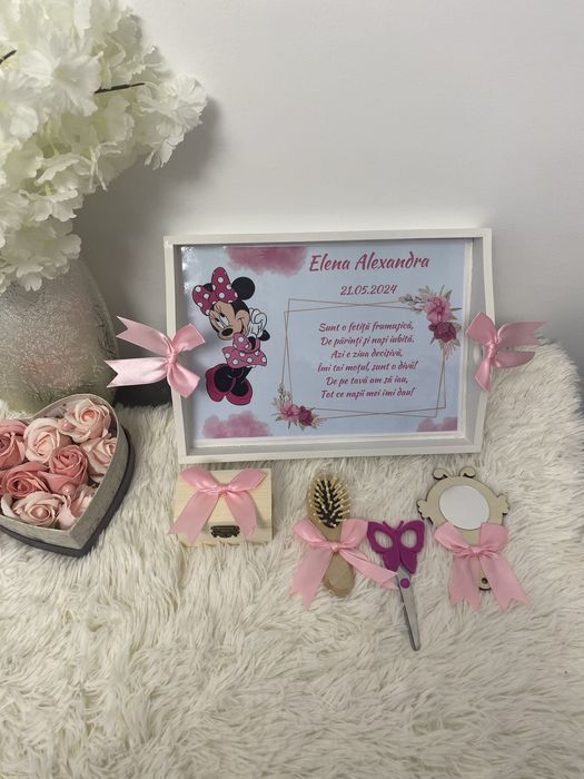 Set tavita mot fata/ baiat, set pentru taierea turtei