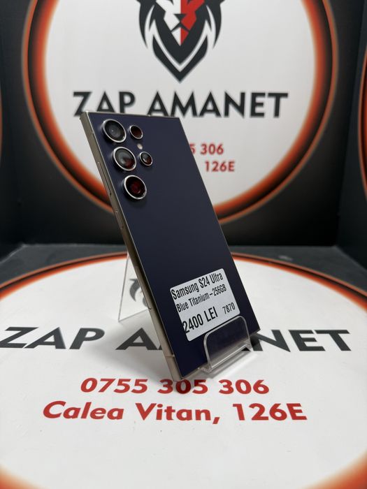 Zap Amanet Vitan - Samsung S24 Ultra - Blue Titanium - 256Gb