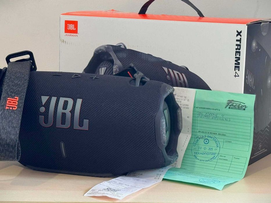 Бартер! Гаранция! Bluetooth колонка JBL XTREME 4 Black , Батерия до 24 Часа.