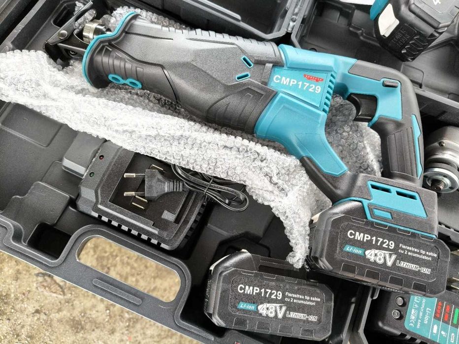 Fierastrau sabie pe acumulator 48V, 2 acumulatori Li-Ion,Campion